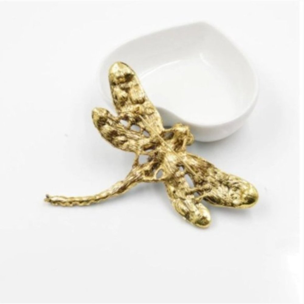 Crystal Vintage Dragonfly Brooch & Necklace - Picture 6 of 9